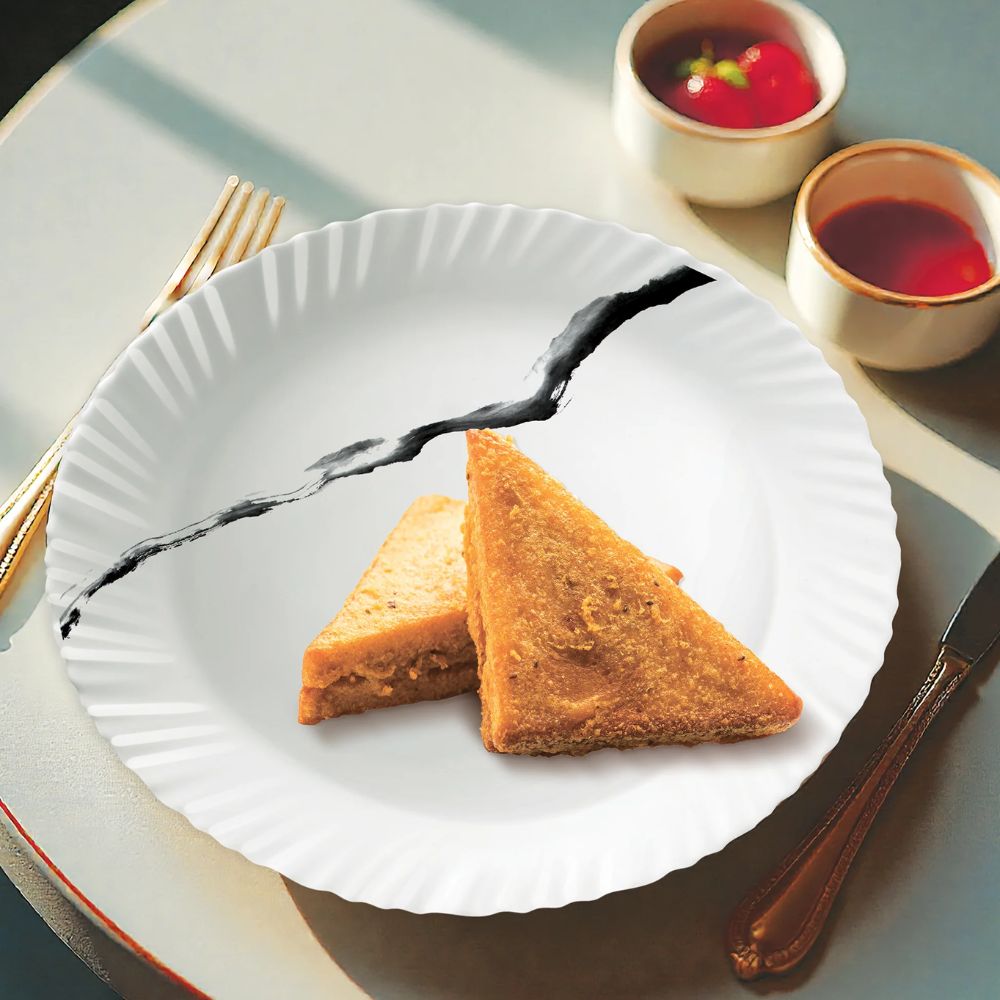 Treo Aurelia Collection Opalware Dinner Set | Set of 18 Pcs