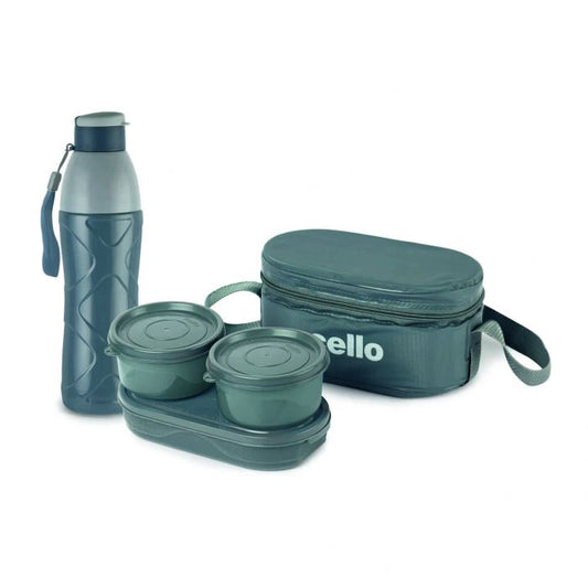 Cello Zest Gift Set – Insulated Tiffin Box with Bottle | Set of 2 Pcs